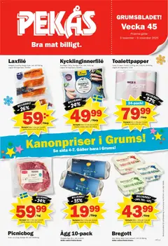 Förhandsgranska reklamblad Aktuella reklamblad Pekås - grums edition från butik Pekås gäller från 03/11/2025