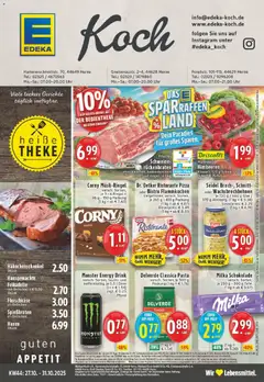 Vorschau von dem Prospekt des Geschäftes Edeka, gültig ab dem 26.10.2025