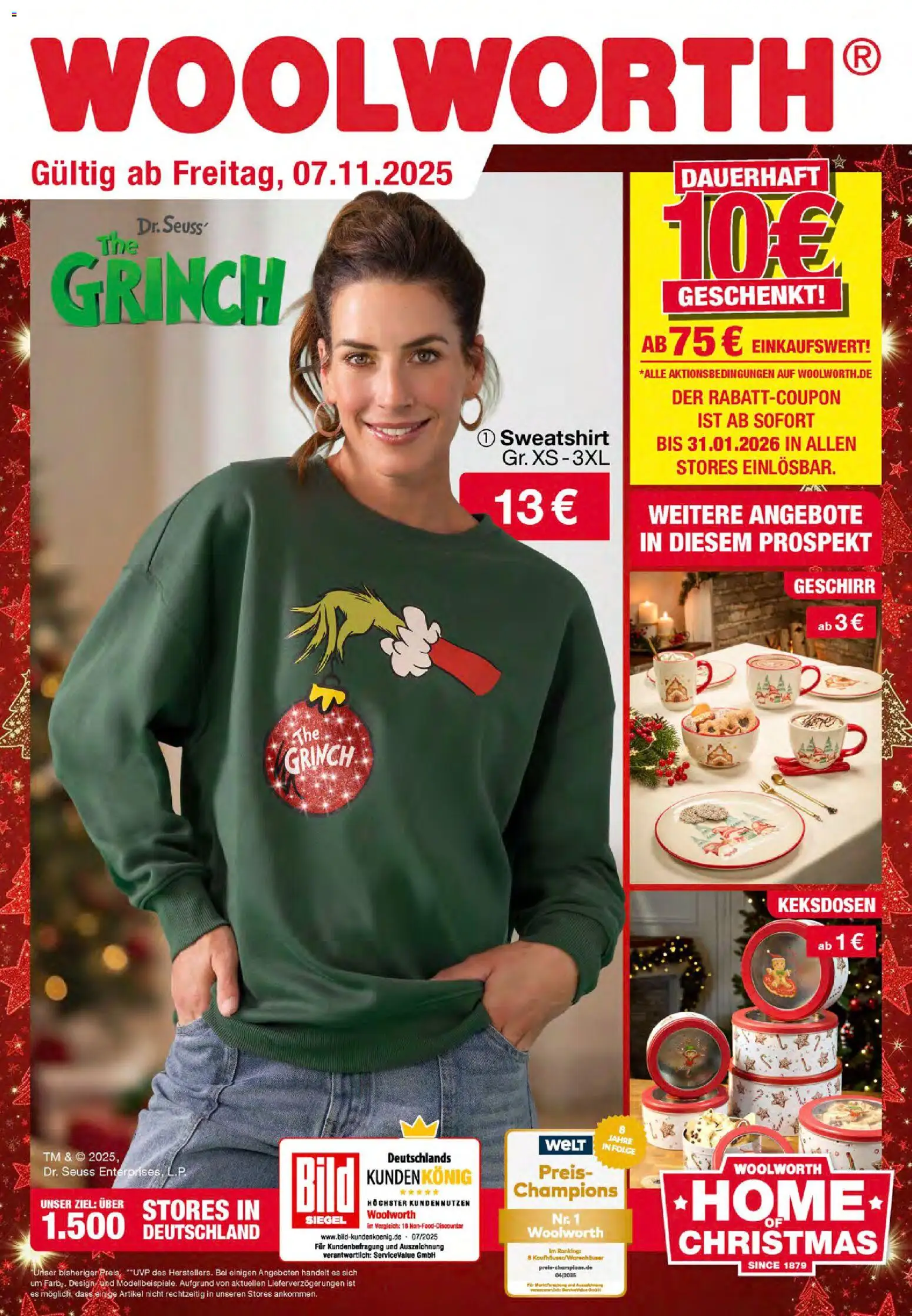 Vorschau von dem Prospekt des Geschäftes Woolworth, gültig ab dem 07.11.2025