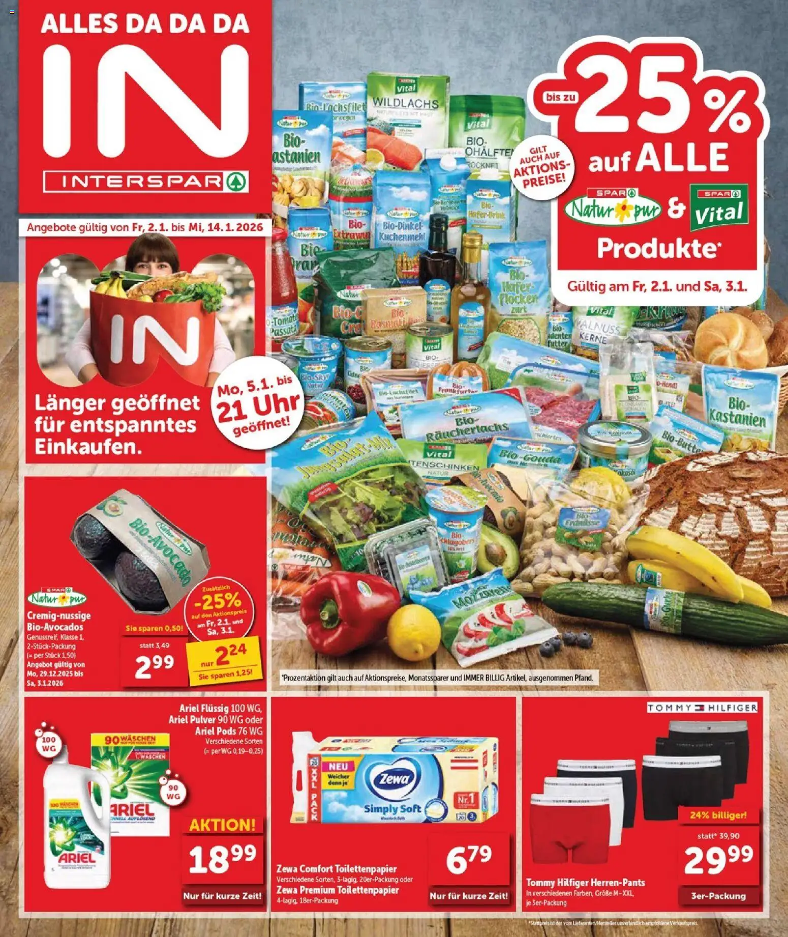 Vorschau der Angebote: Interspar Burgenland gültig ab 02.01.2026 - Uhr, Flocken