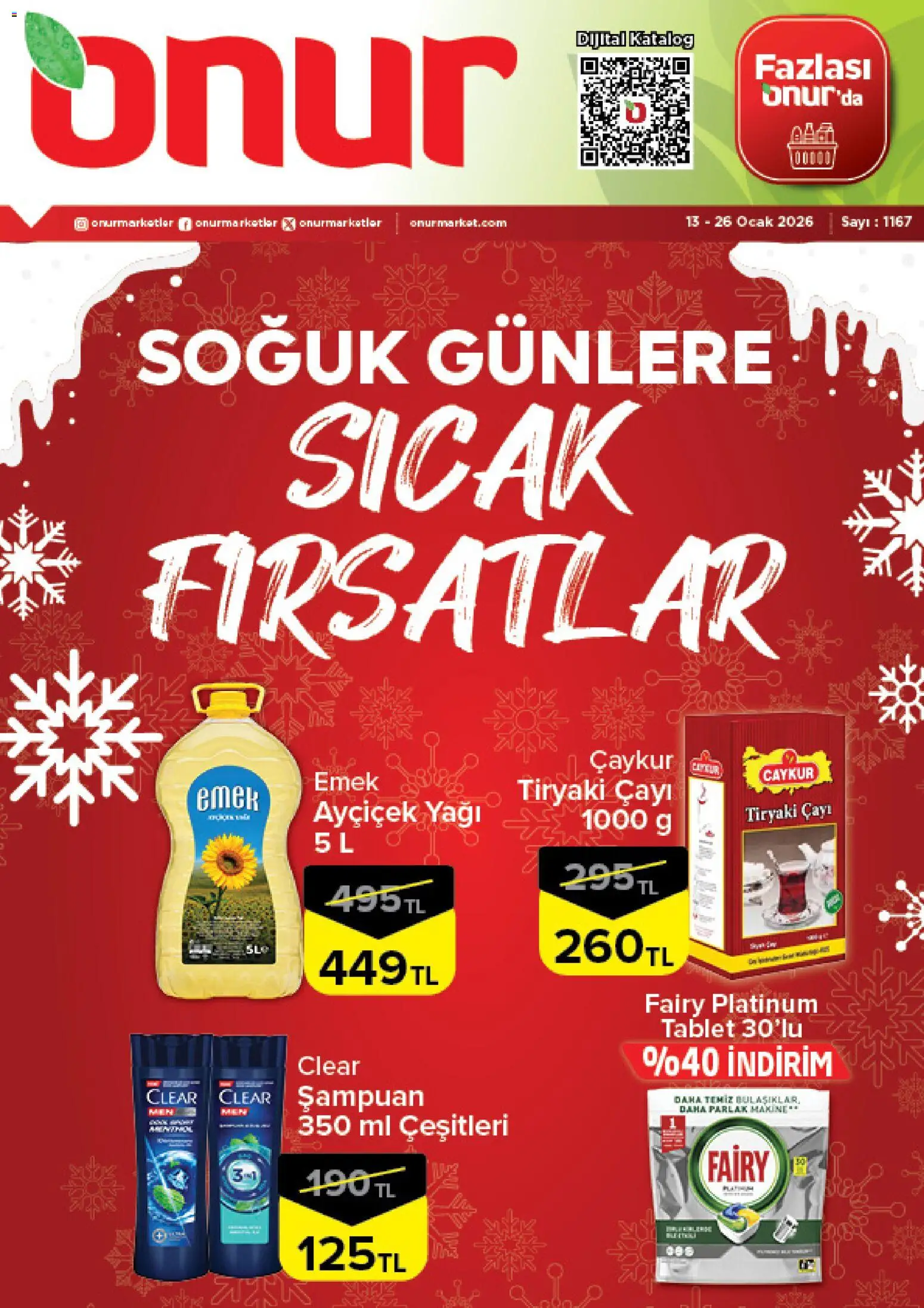 Onur Market Katalog - Bursa 13.01.2026 - Broşürünün önizlemesi