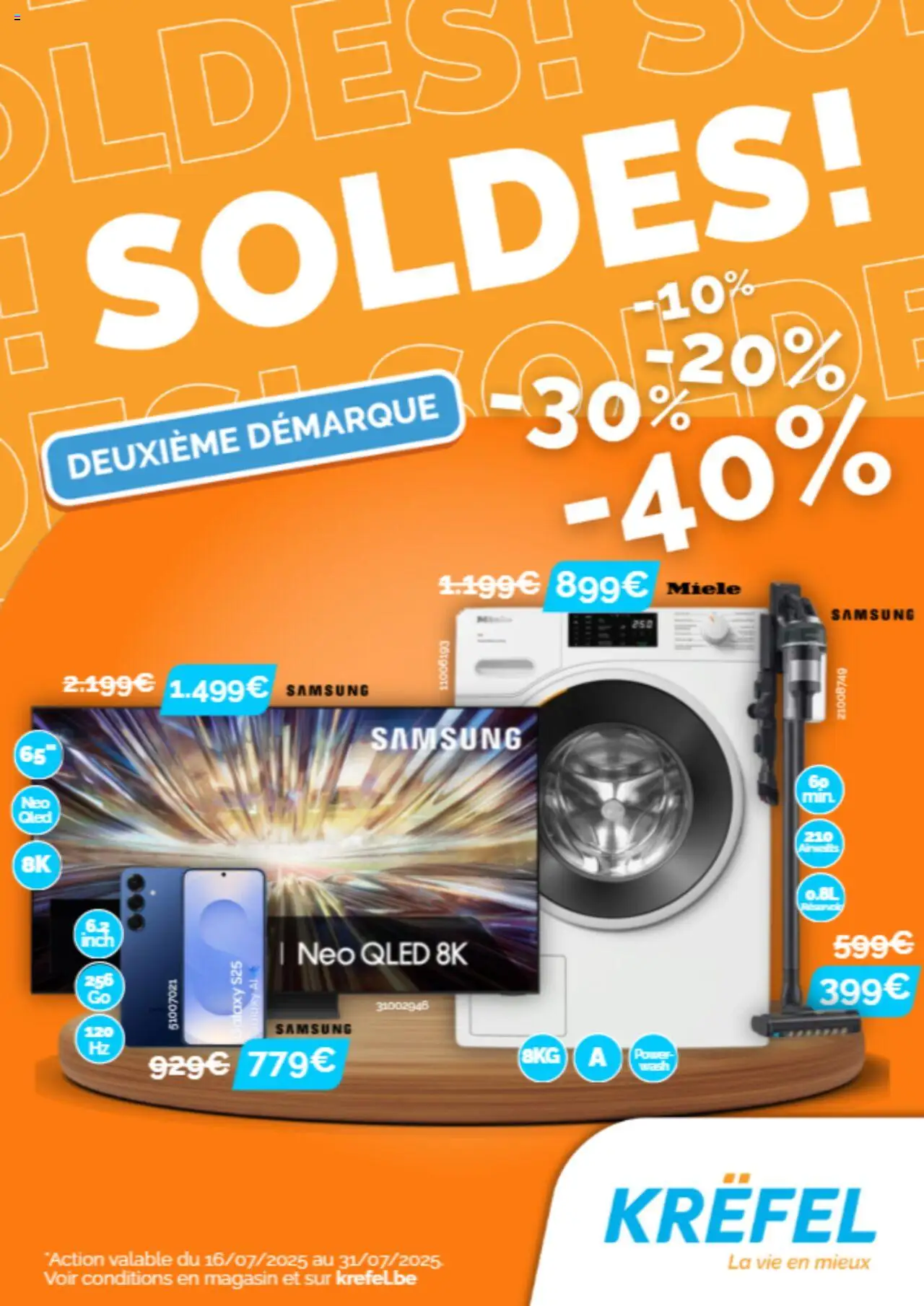 Krëfel shop Publicité geldig vanaf 16/07/2025 - Paginanummer 1