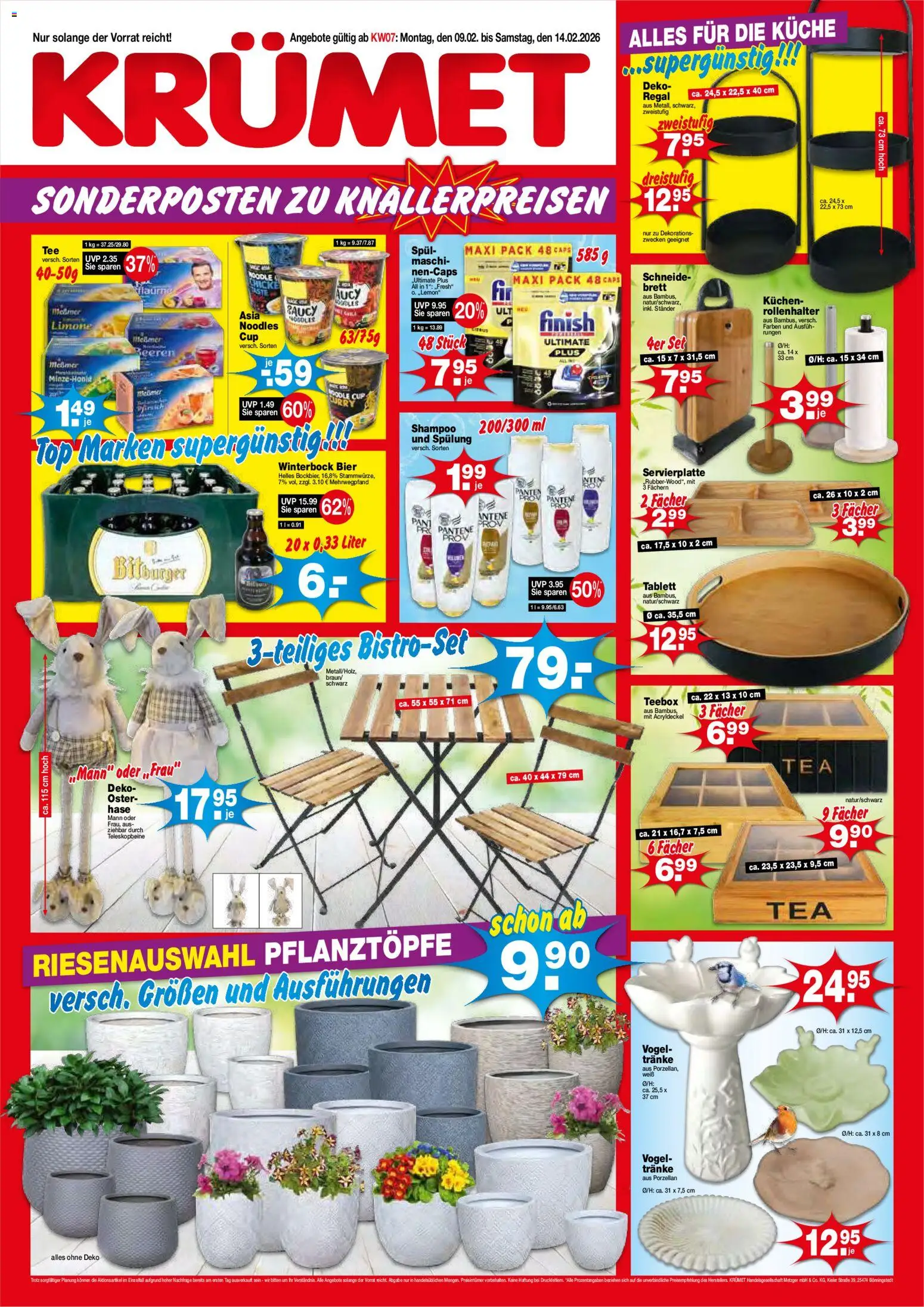 Vorschau von dem Prospekt des Geschäftes KRÜMET, gültig ab dem 09.02.2026