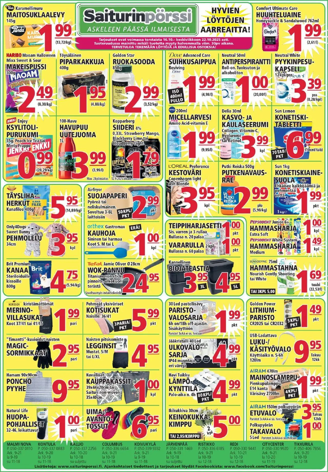 Saiturinpörssi-kaupan Tarjoukset voimassa 16/10/2025 - Sivulla 1