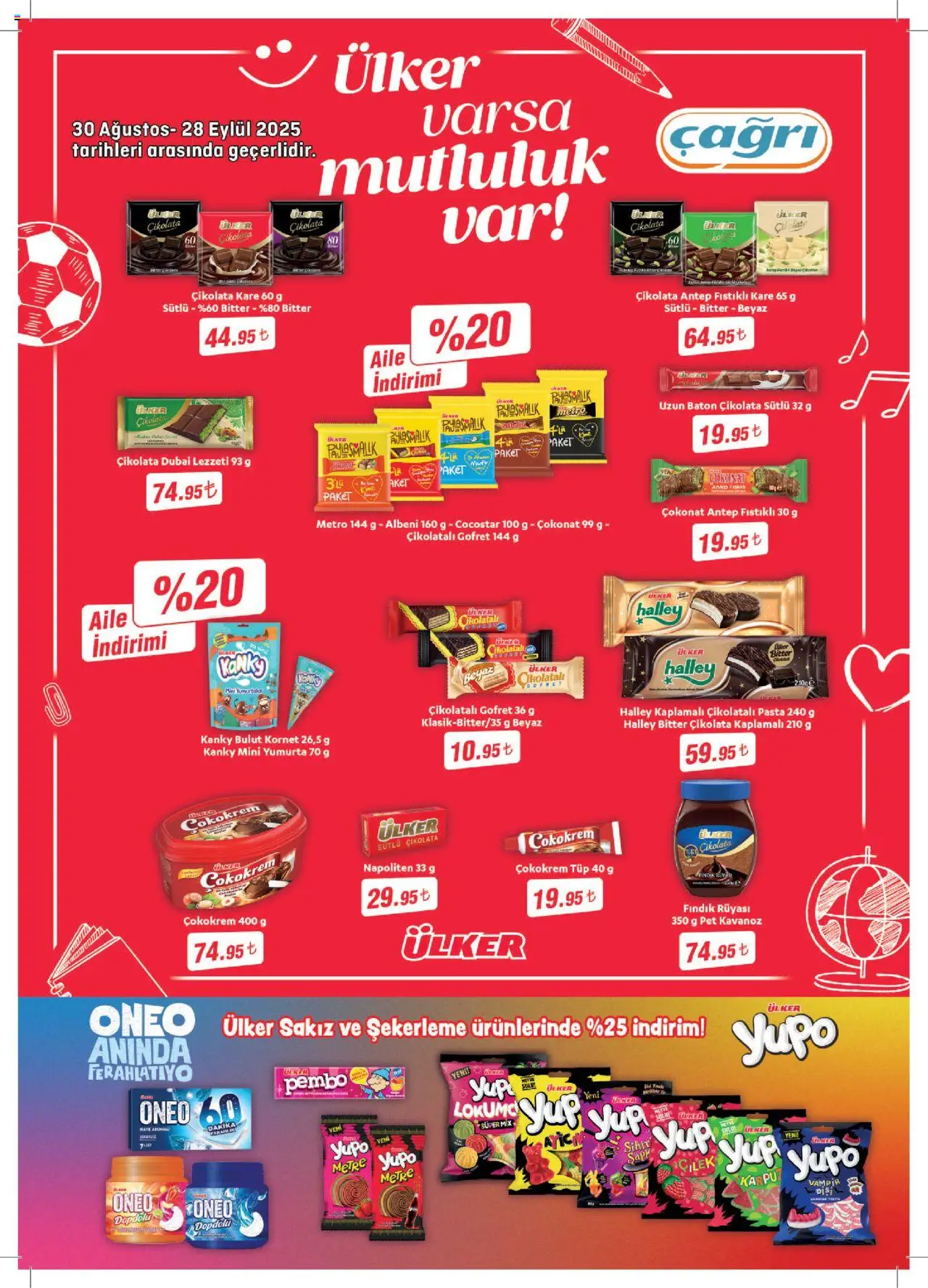 Çağrı Market Ülker Katalog (30 Ağustos 2025) - Indirim, Broşür - Sayfa numarası 1