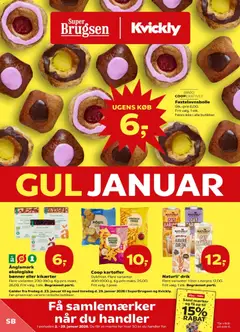 Eksempel på tilbudsavis Tilbudsavis fra butik Super Brugsen gyldig fra 22/01/2026
