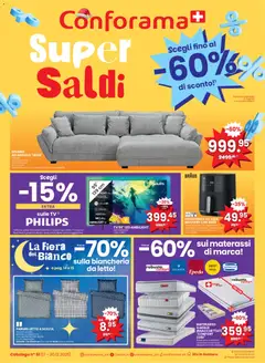 Vorschau des Merkblatts Aktionen Super Saldi vom Shop Conforama gültig von 17.12.2025 bis 30.12.2025