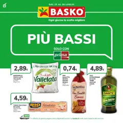 Anteprima dell'opuscolo Attuale volantino dal negozio Basko valido da 15/07/2025