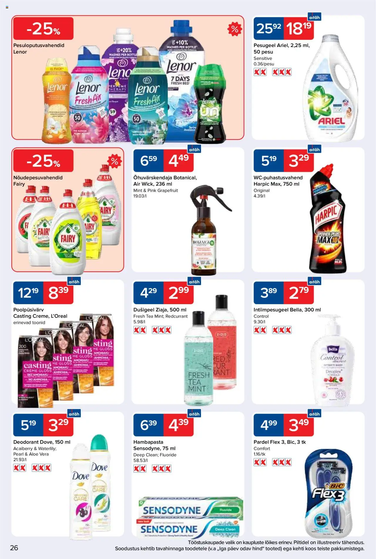 Maxima kliendilehe eelvaade alates 2025.10.21