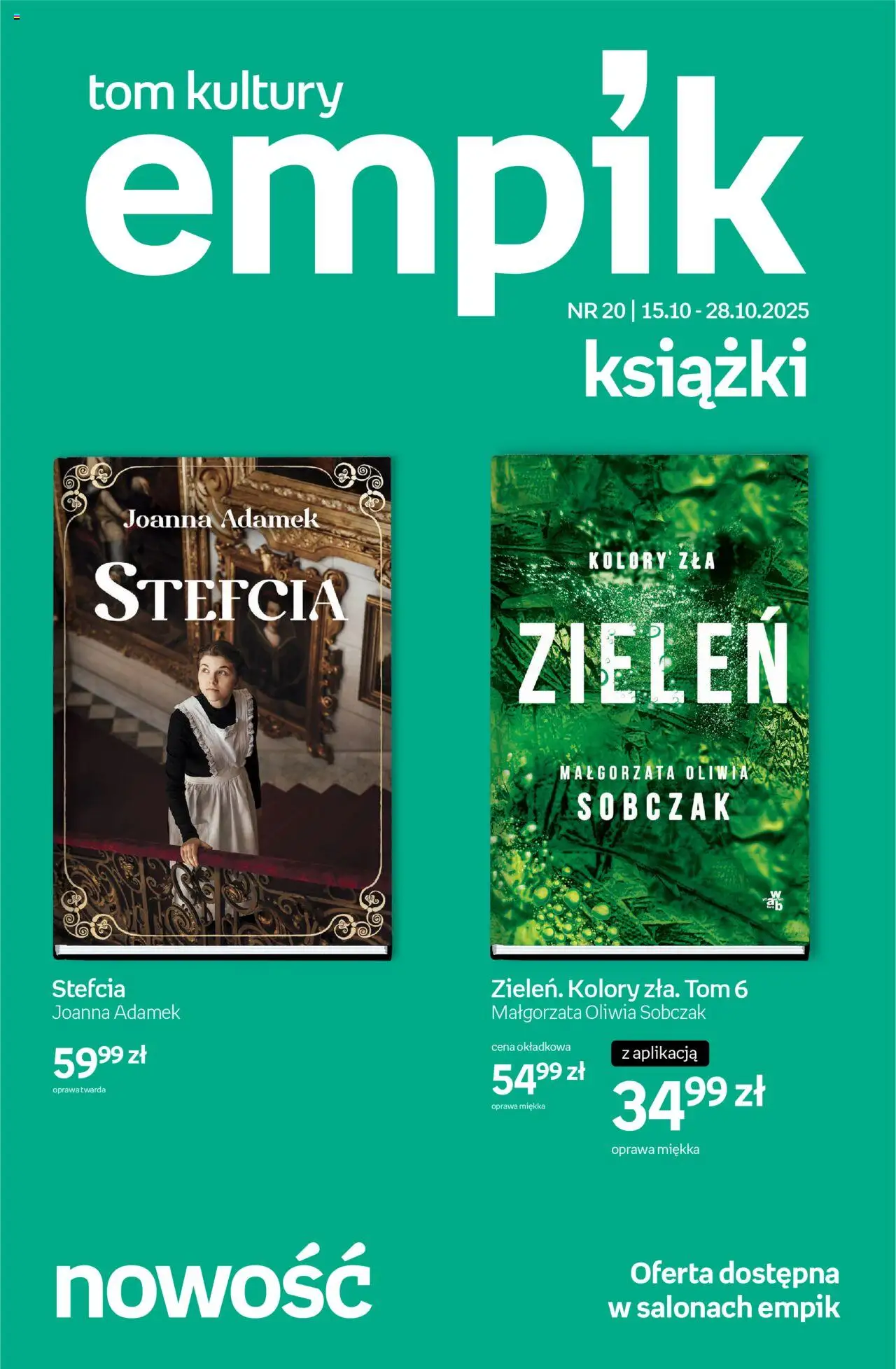 Empik Tom kultury - Książki od 15.10.2025 - Nowa Gazetka - Numer strony 1 - Książki