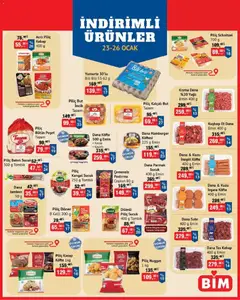 BİM İndirimli Ürünler 23.01.2026 - Broşürünün önizlemesi