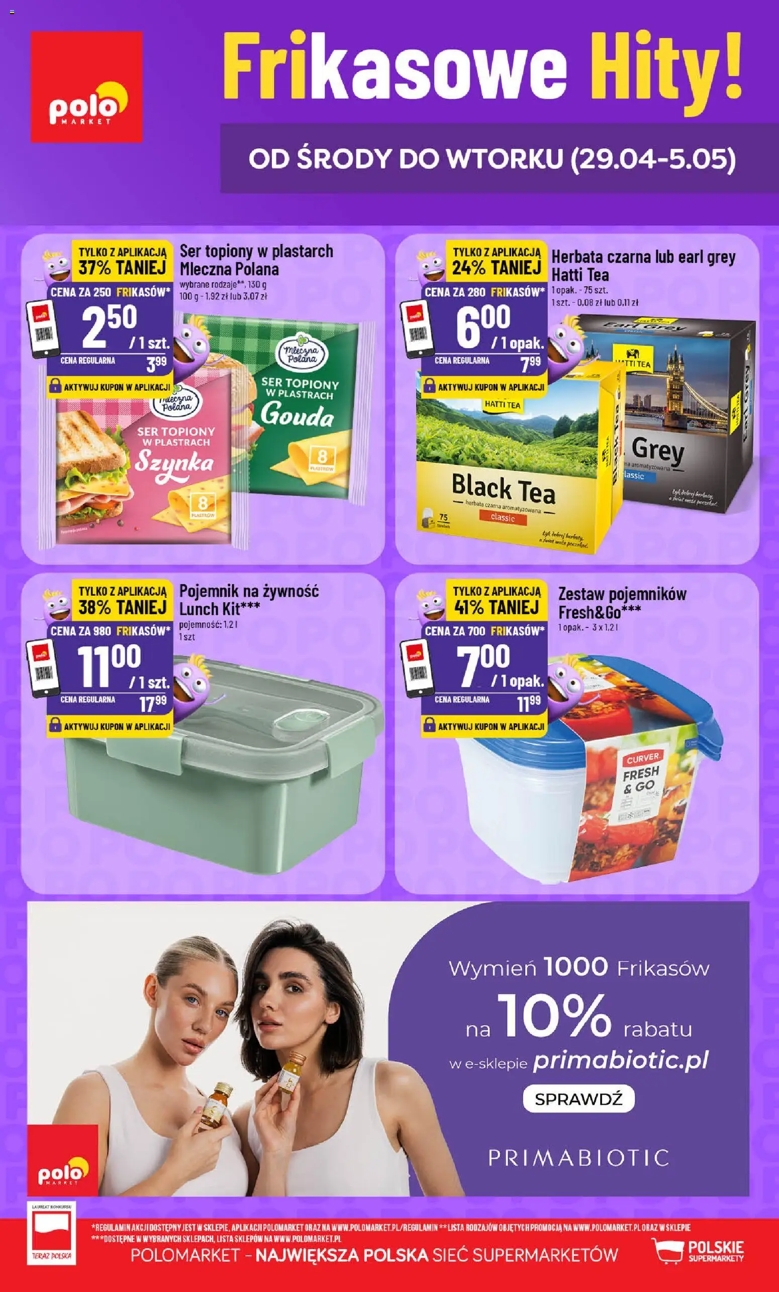 Pogląd gazetki "POLOmarket gazetka - Frikasowe Hity" ze sklepu POLOmarket ważnej od 29.04.2026
