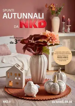 Anteprima dell'opuscolo Volantino Spunti Autunnali dal negozio NKD valido da 04/08/2025