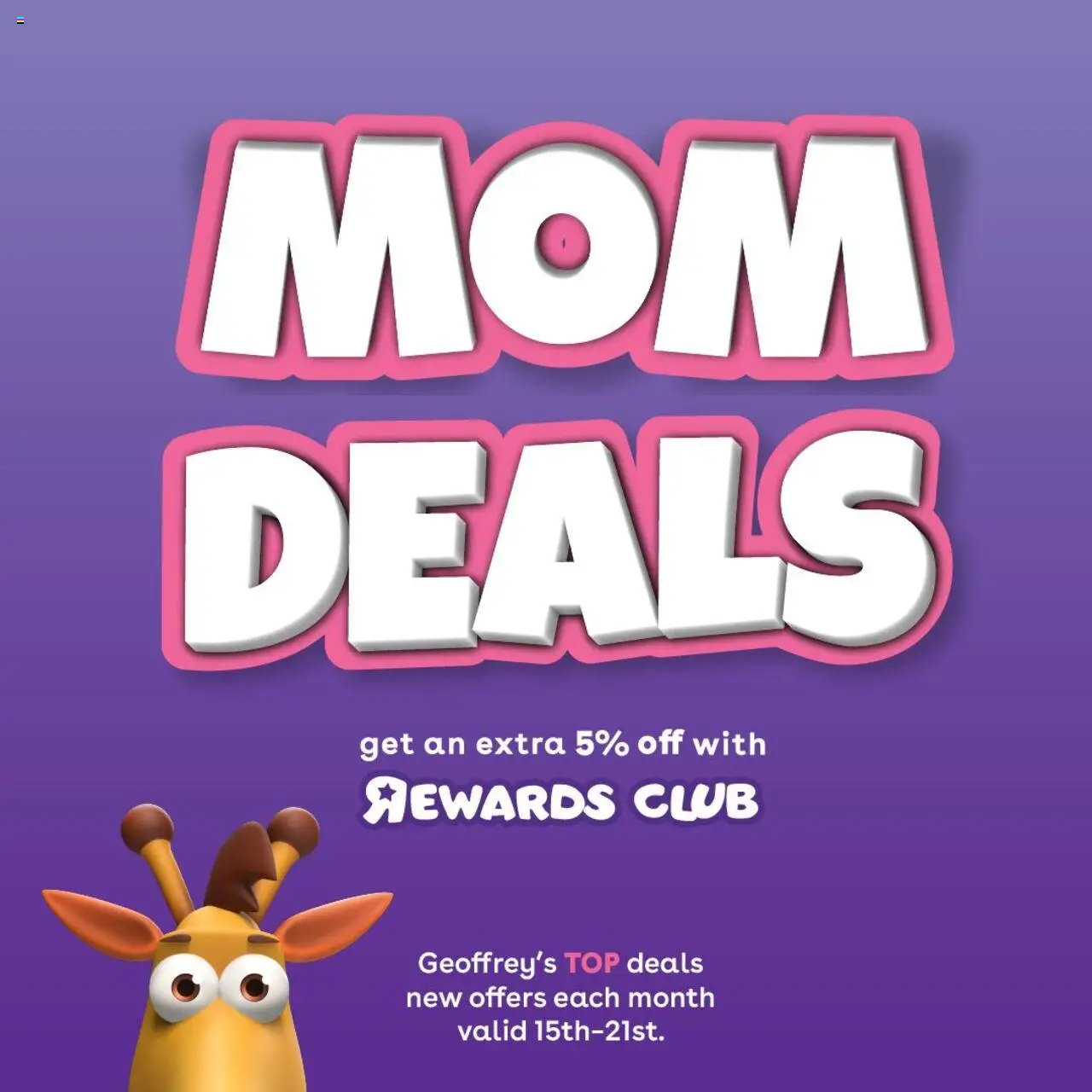 Babies R Us Mom Deals from 15/10 - 21/10/2025 > Promotions