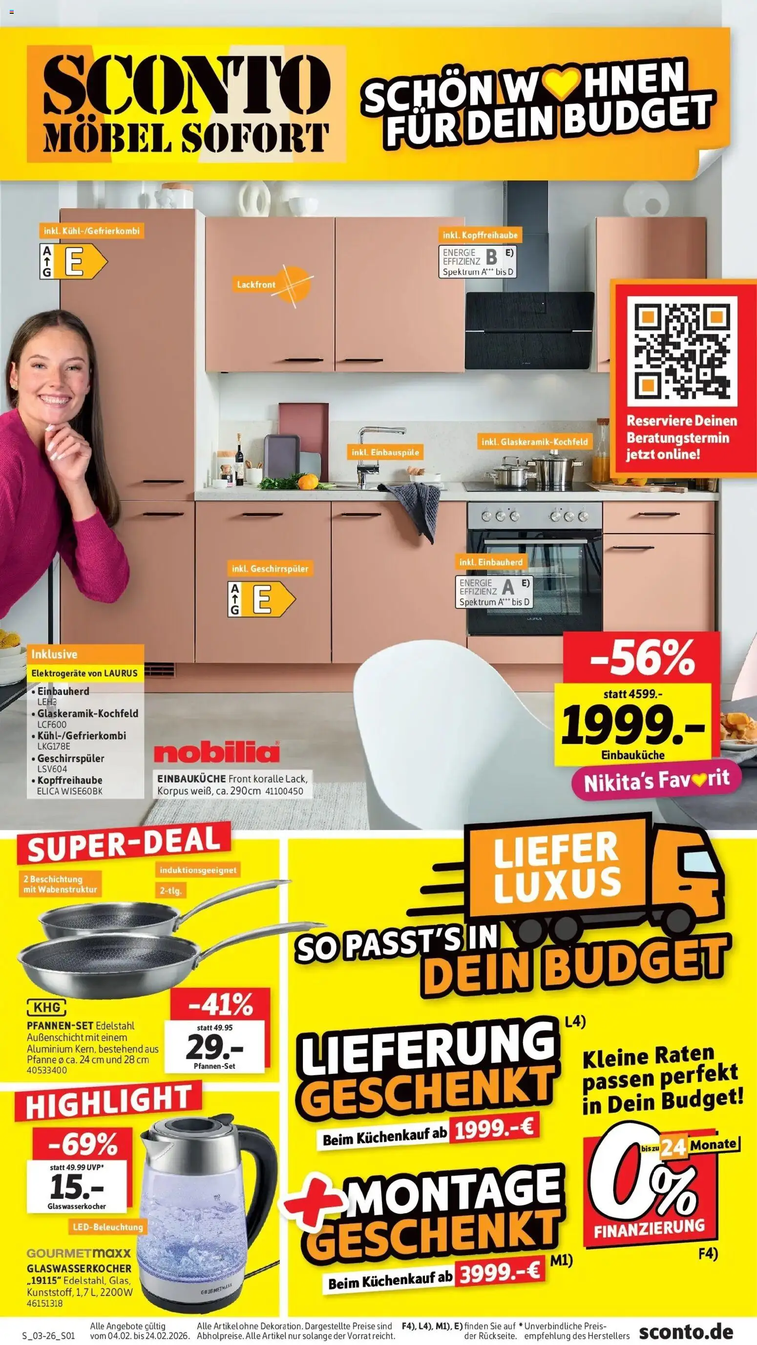 Vorschau von dem Prospekt des Geschäftes Sconto, gültig ab dem 04.02.2026