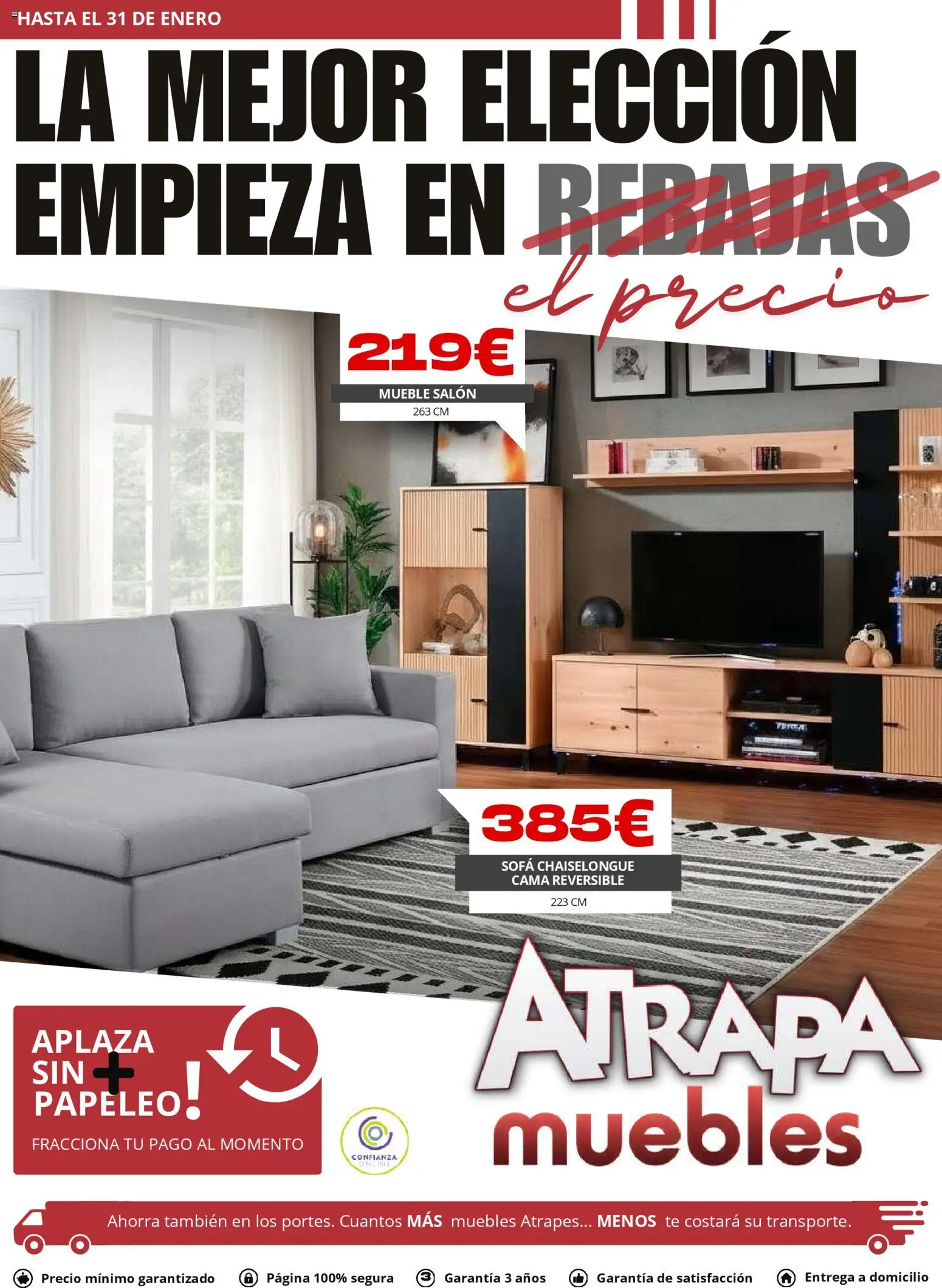 Vista previa del folleto de la tienda Atrapa Muebles válido desde el 01/01/2026 