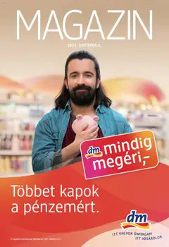 DM Drogerie Markt - Akciós újság DM Drogerie Markt megtekintése, amely érvényes 2025.10.02.-től