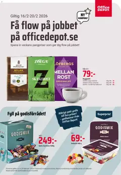 Förhandsgranska reklamblad Aktuella reklamblad Office Depot från butik Office Depot gäller från 16/02/2026