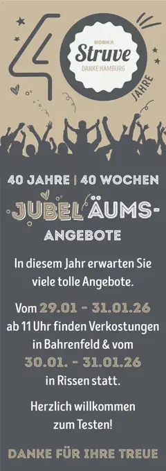 Vorschau von dem Prospekt des Geschäftes Edeka Struve, gültig ab dem 26.01.2026