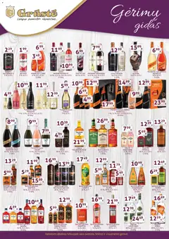 GRUSTE parduotuvės leidinio Leidinys - Gėrimų gidas galiojančio nuo 2026.02.01 peržiūra