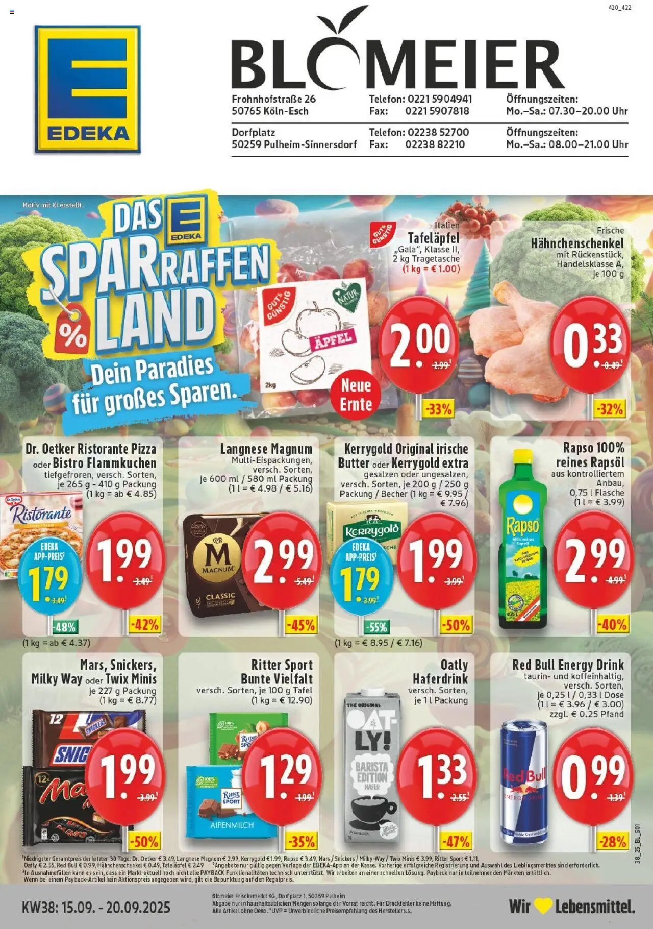 EDEKA Prospekt ab 14.09.2025 - Prospekt Pulheim - Sinnersdorf Online