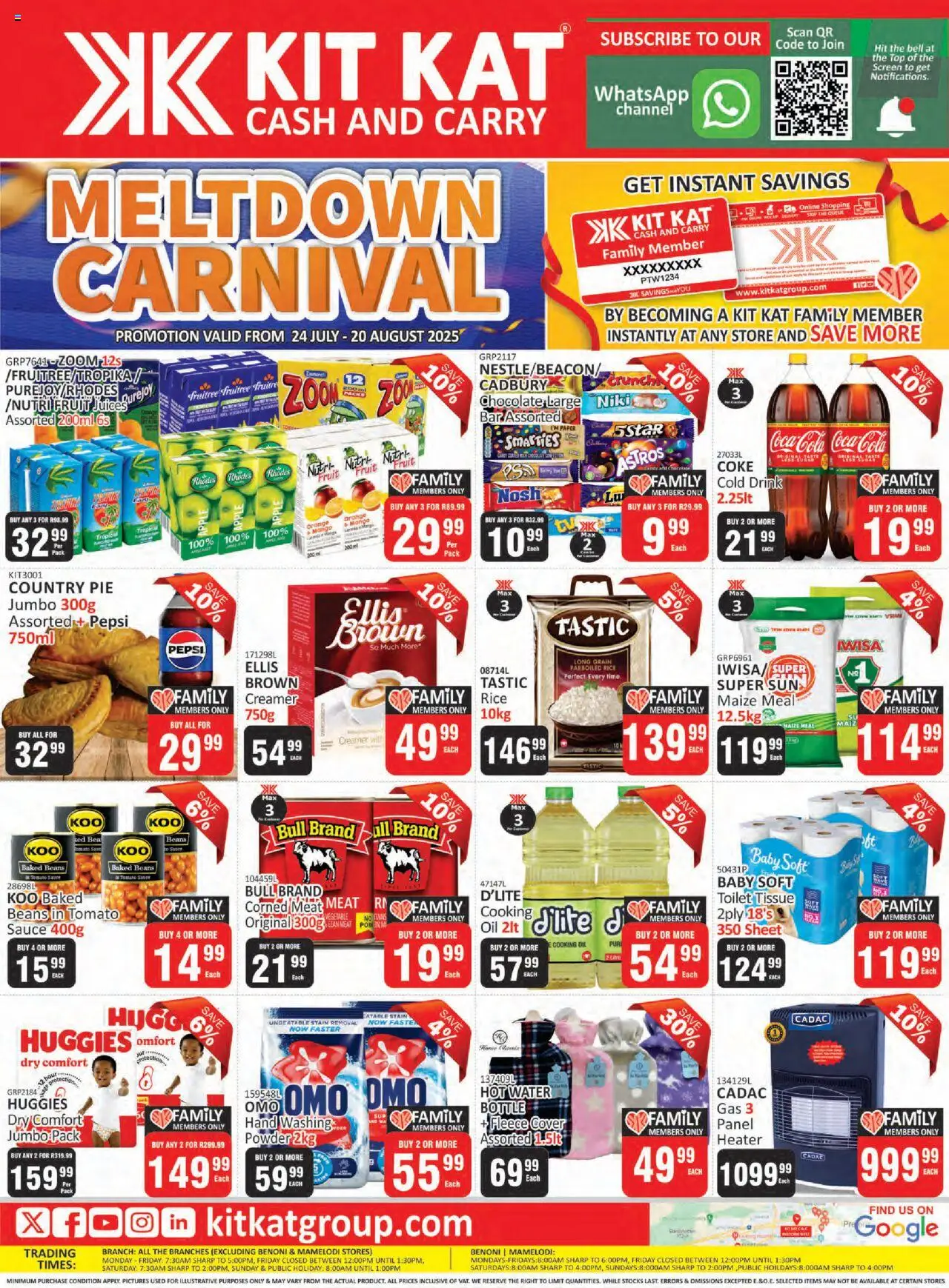 KIT KAT Cash & Carry Meltdown Carnival Leaflet Promotion from 24/07 - 20/08/2025 > Promotions