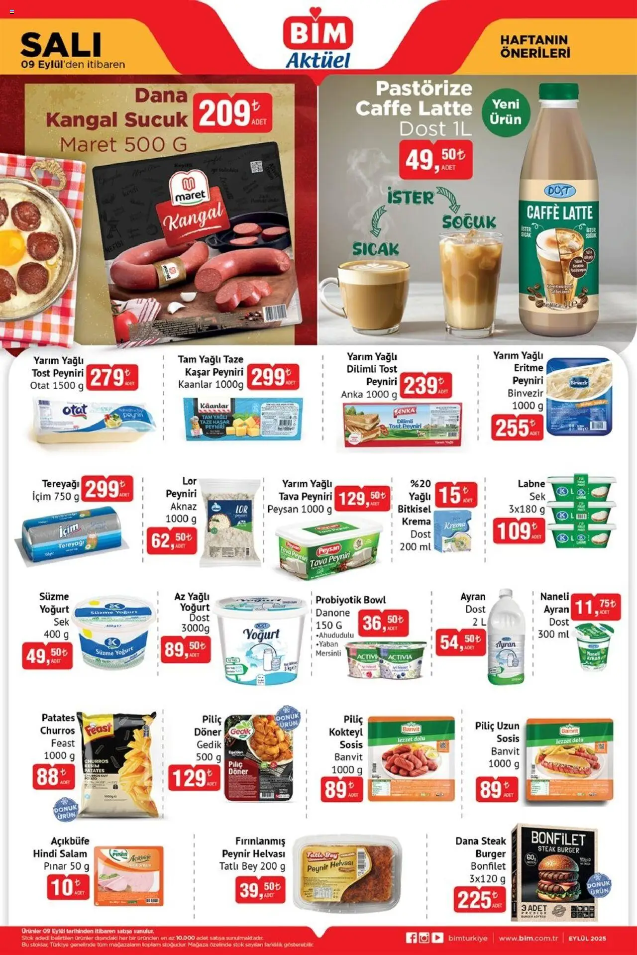 BİM Katalog bu hafta (09 Eylül 2025) - Aktüel Broşür - Sayfa numarası 1