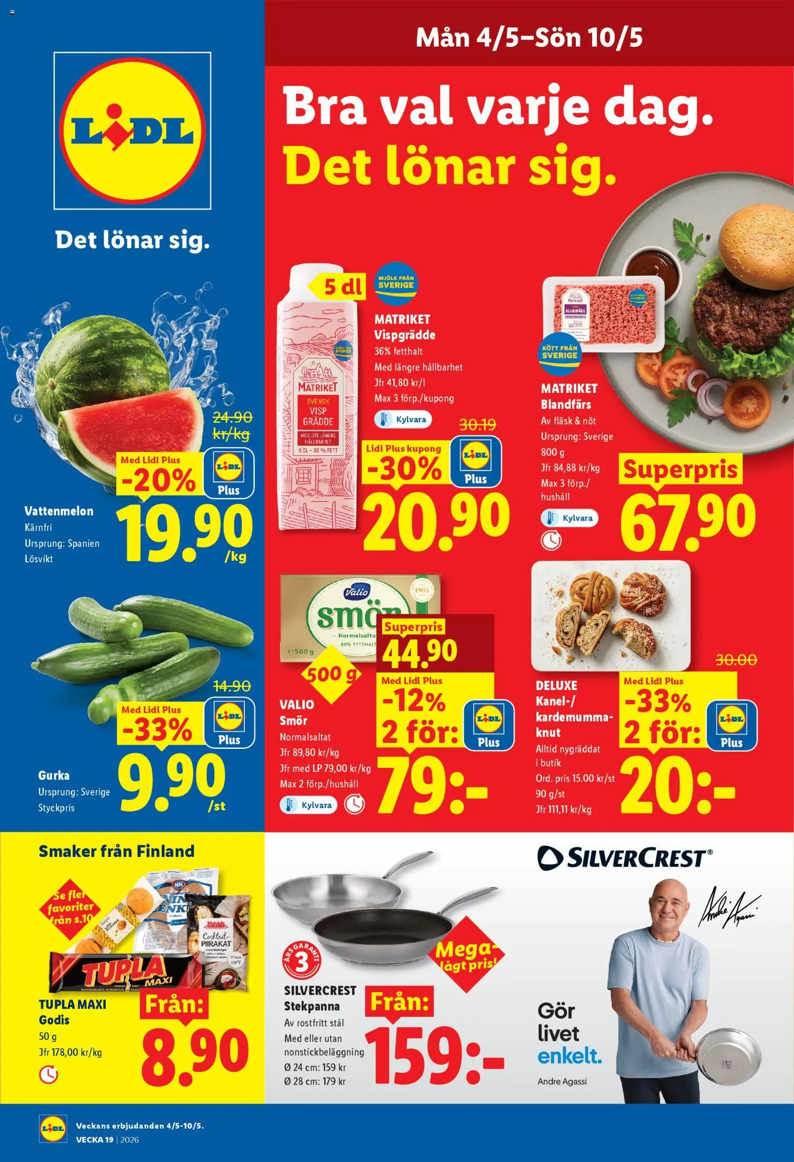 Förhandsgranska reklamblad Lidl erbjudanden från butik Lidl gäller från 04/05/2026