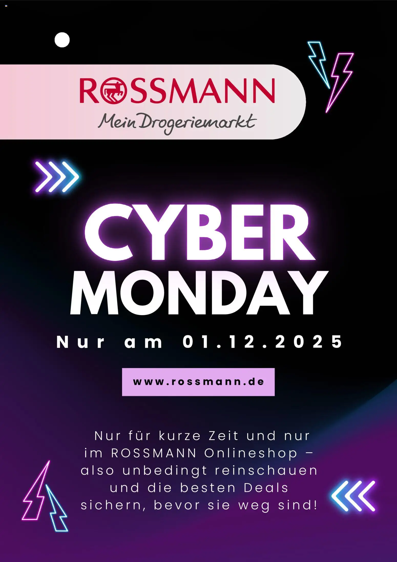 Vorschau von dem Prospekt des Geschäftes Rossmann, gültig ab dem 30.11.2025