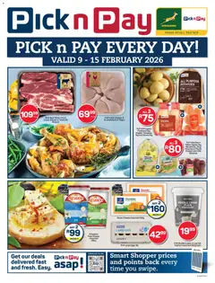 Preview of Pick n Pay flyer valid from 09/02/2026