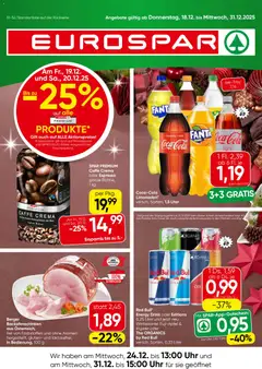 Vorschau der Angebote: Eurospar Kärnten gültig ab 18.12.2025