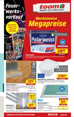 Vorschau von dem Prospekt des Geschäftes Toom Baumarkt, gültig ab dem 27.12.2025