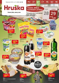 Náhled nabídky: Hruška Leták platný od 29.10.2025
