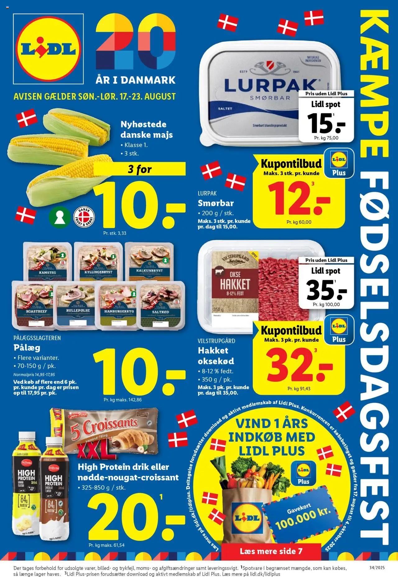 Lidl tilbudsavis gyldig fra 17/08/2025 - side 1