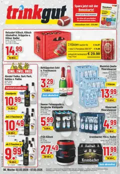 Vorschau von dem Prospekt des Geschäftes Trinkgut, gültig ab dem 02.02.2026