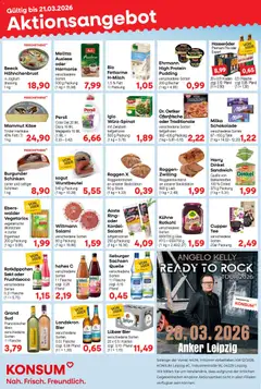 Vorschau von dem Prospekt des Geschäftes KONSUM Leipzig, gültig ab dem 16.03.2026