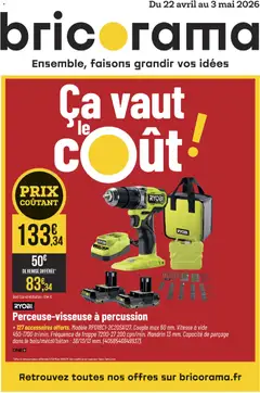 Prévisualisation de Bricorama catalogue du magasin Bricorama formulaire valide 22/04/2026
