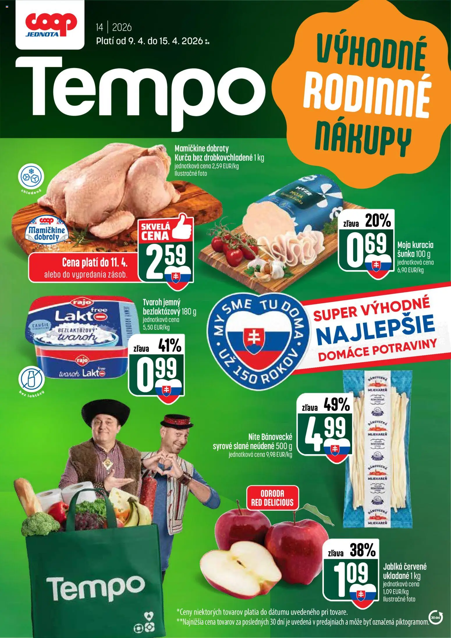 Náhľad COOP Jednota letáku platného od 09.04.2026