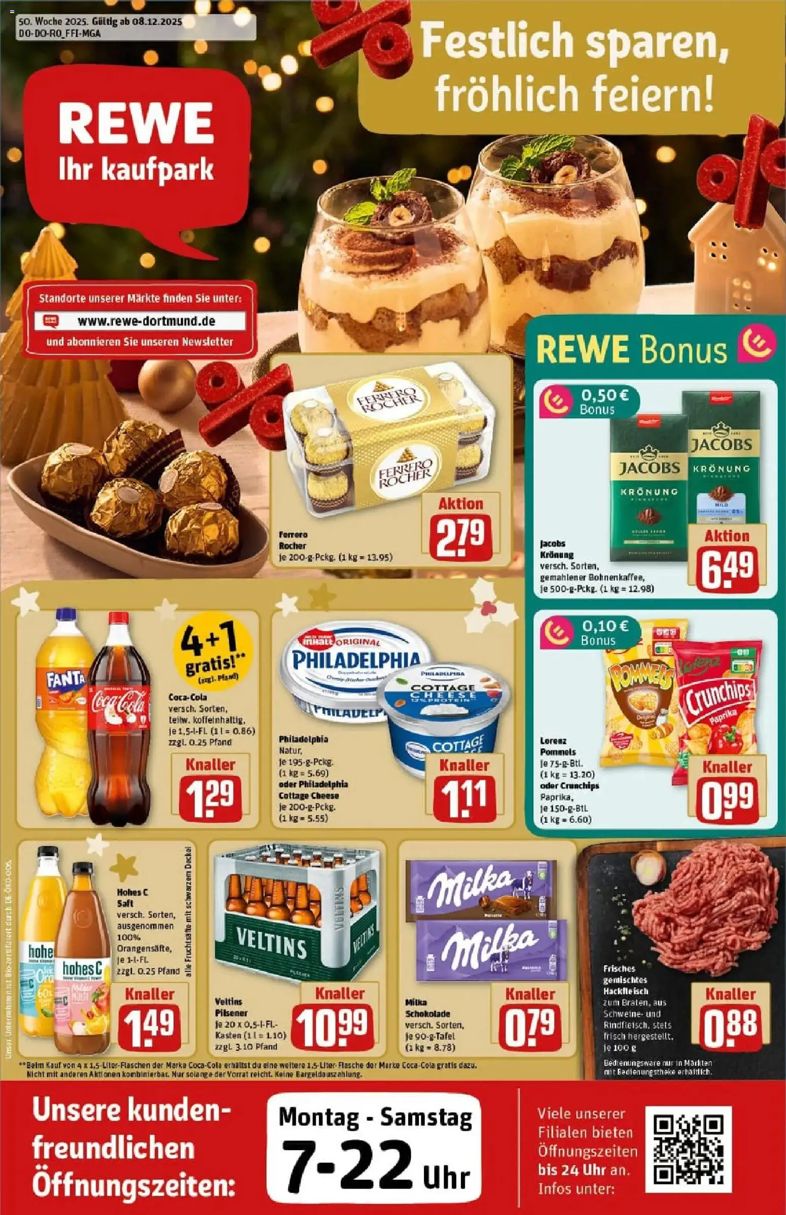 Vorschau von dem Prospekt des Geschäftes Rewe, gültig ab dem 07.12.2025