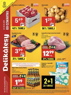 Pogląd gazetki "Sklepy Własne" ze sklepu Delikatesy Centrum ważnej od 24.07.2025