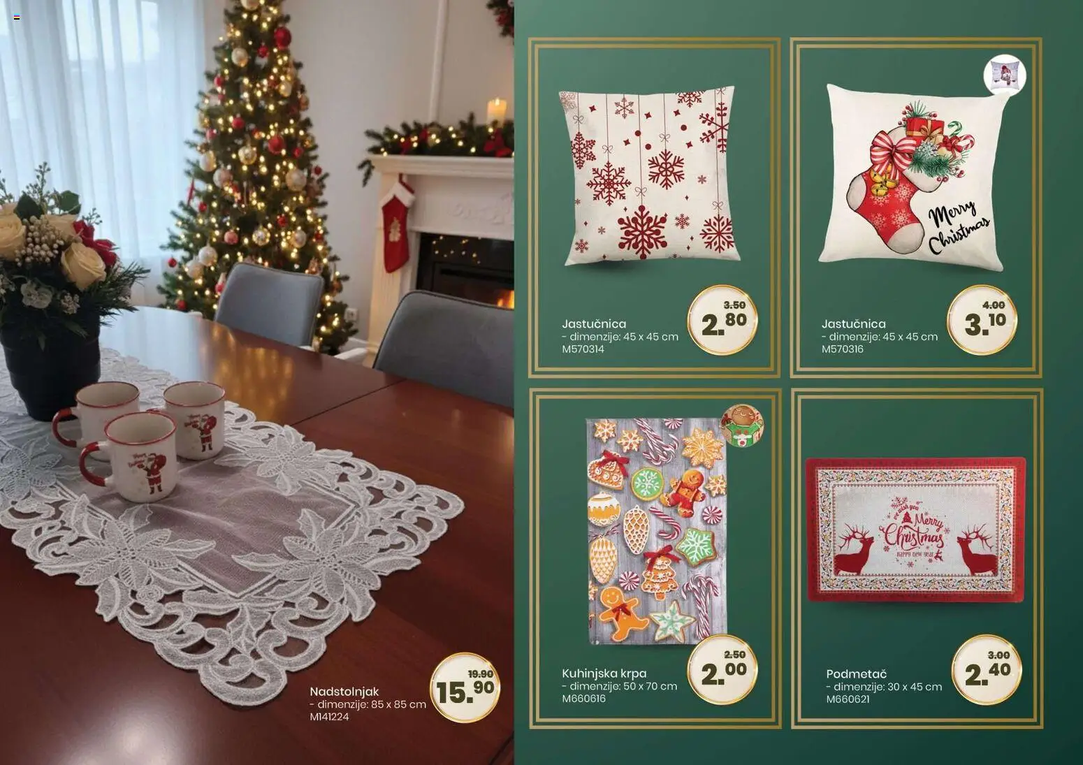 Pregled letka Čarobna blagdanska ponuda trgovine FIS vrijedi od 2025.12.14