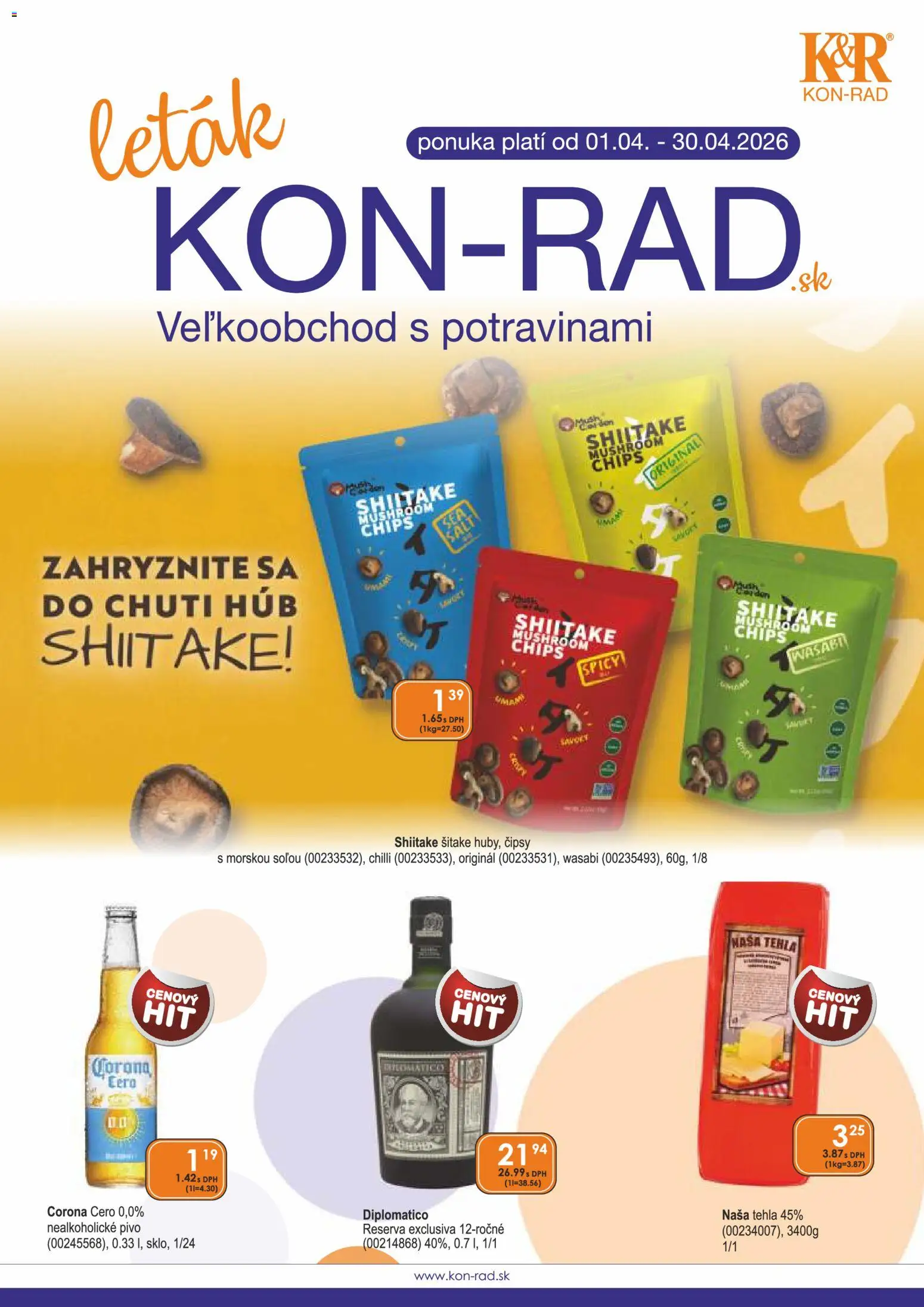 Náhľad KON - RAD letáku platného od 01.04.2026