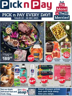 Preview of Pick n Pay flyer valid from 22/12/2025