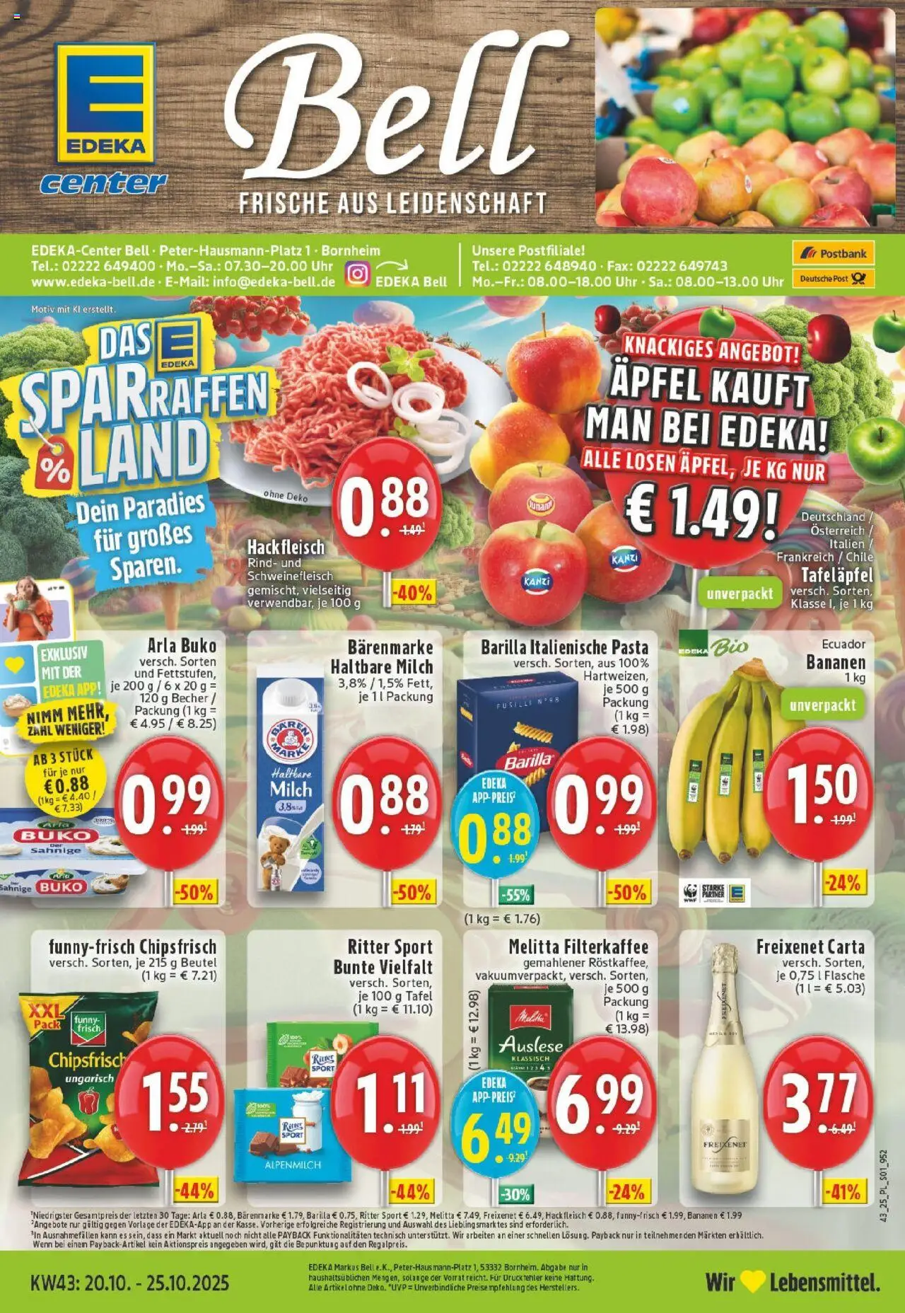 EDEKA Prospekt ab 19.10.2025 - Prospekt Bornheim Online