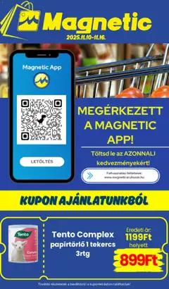 Magnetic - Akciós újság Magnetic megtekintése, amely érvényes 2025.11.10.-től