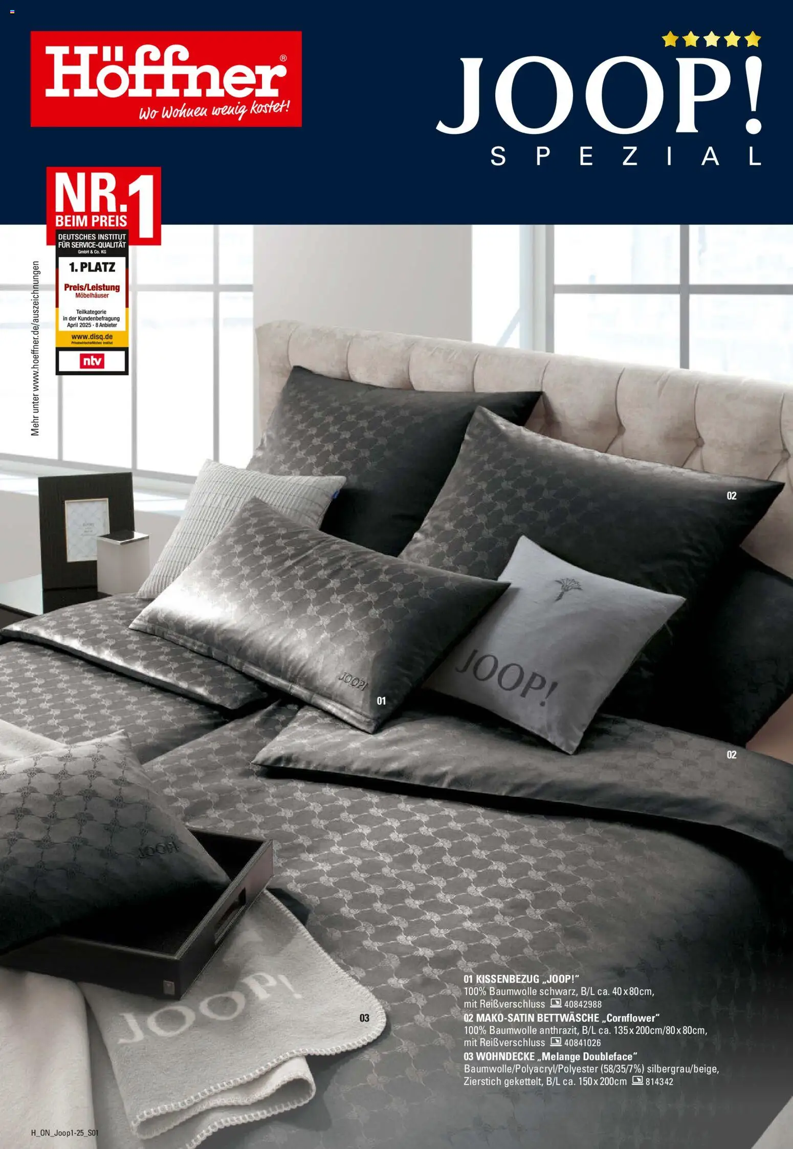 Vorschau von dem Prospekt des Geschäftes Höffner, gültig ab dem 12.11.2025 - Bettwäsche