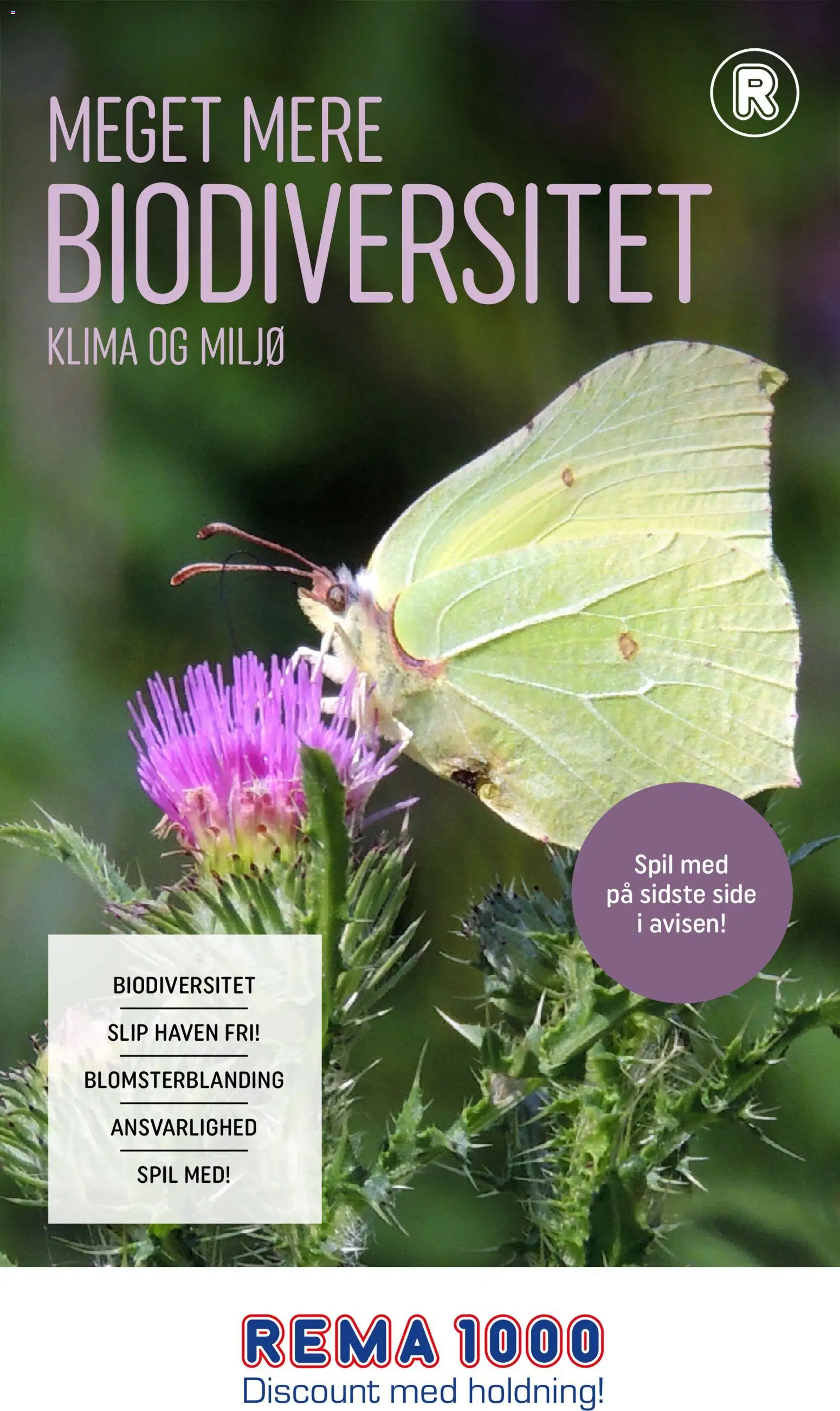 Eksempel på tilbudsavis Rema 1000 - Meget mere biodiversitet fra butik Rema 1000 gyldig fra 03/03/2026