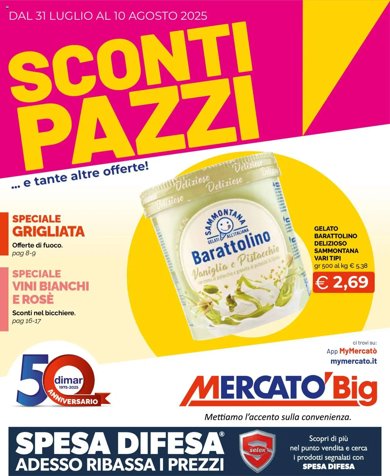 Volantino Mercatò valido da 31/07/2025 numero di pagina 1