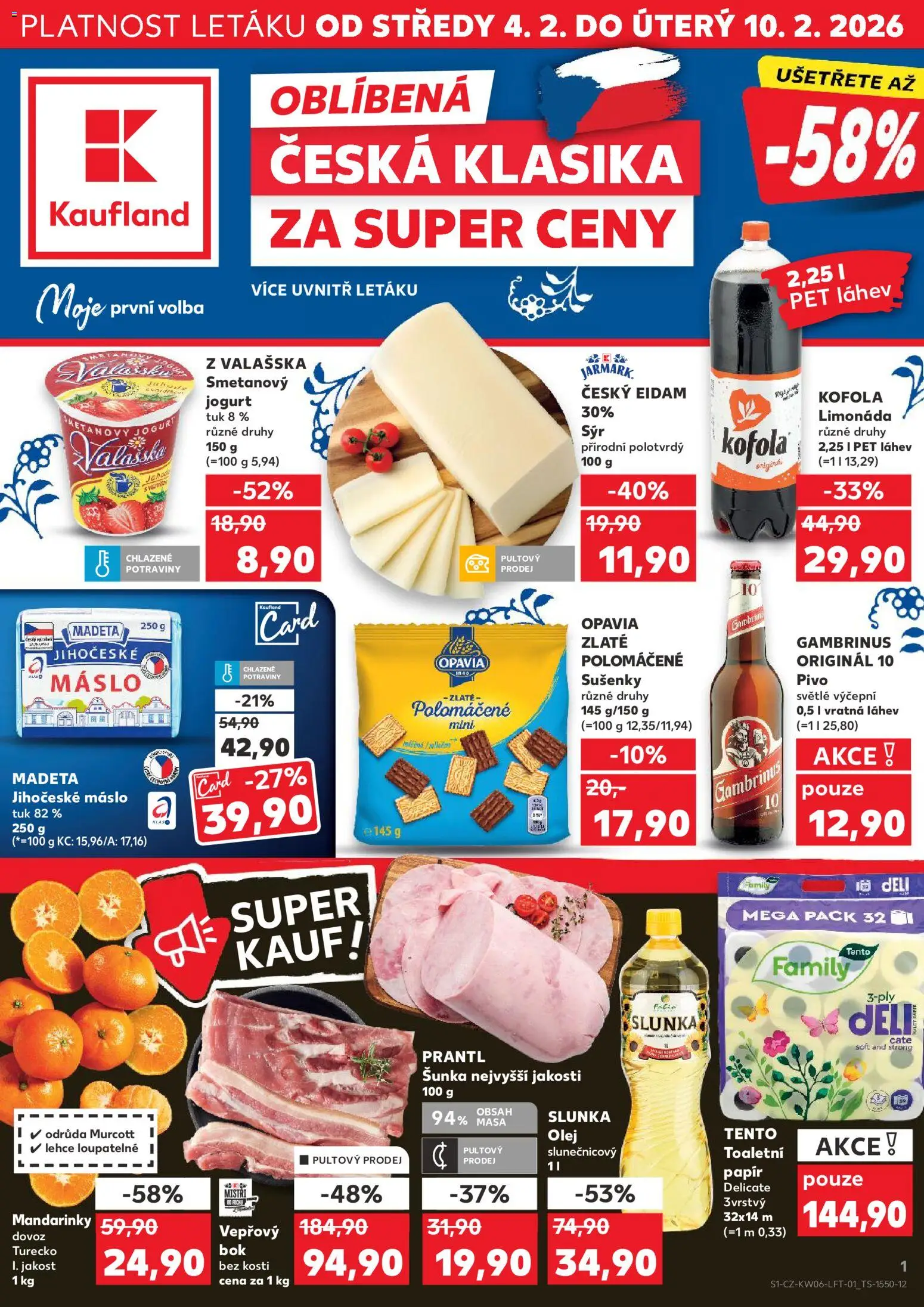 Náhled nabídky: Kaufland Leták - Praha 4 platný od 04.02.2026