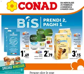 Anteprima dell'opuscolo Conad volantino Campania dal negozio Conad valido da 25/02/2026